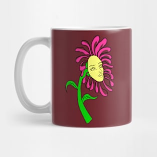 Face Flower Mug